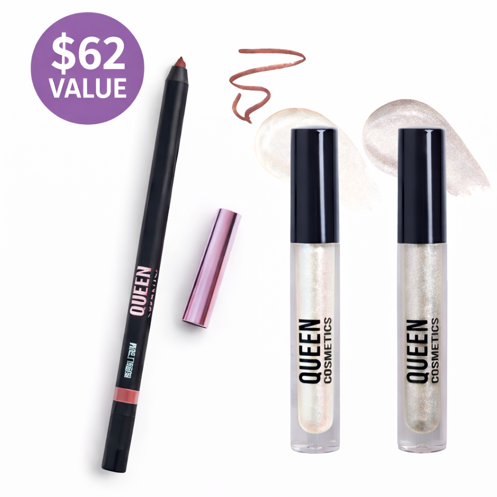 Bestseller Diamond Shimmer Lip Kit - Queen cosmetics 
