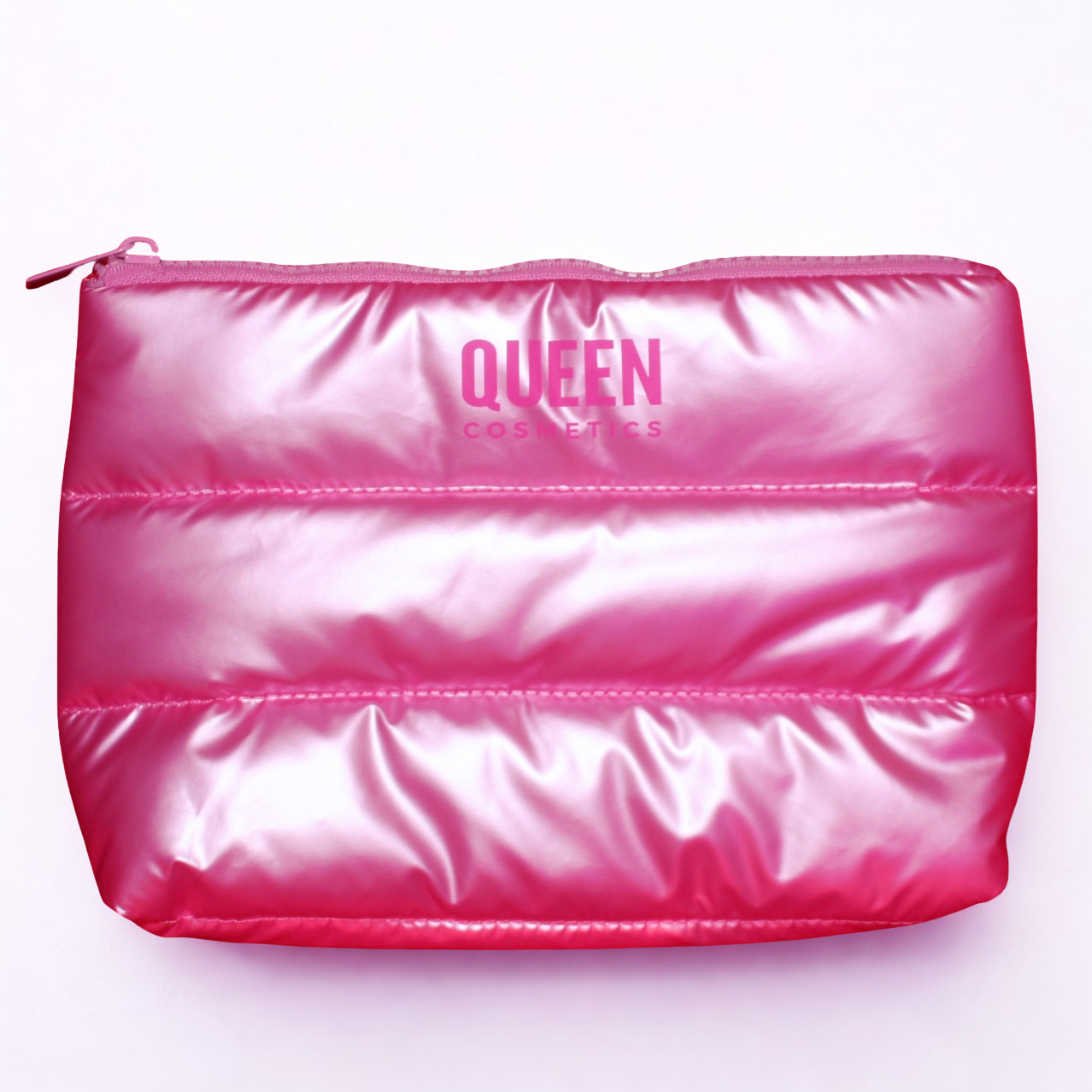 Limited Edition Pink Puffer Bag - Queen cosmetics 