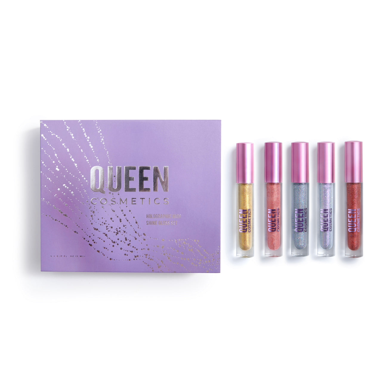 Holographic Gloss PR box - Queen cosmetics 