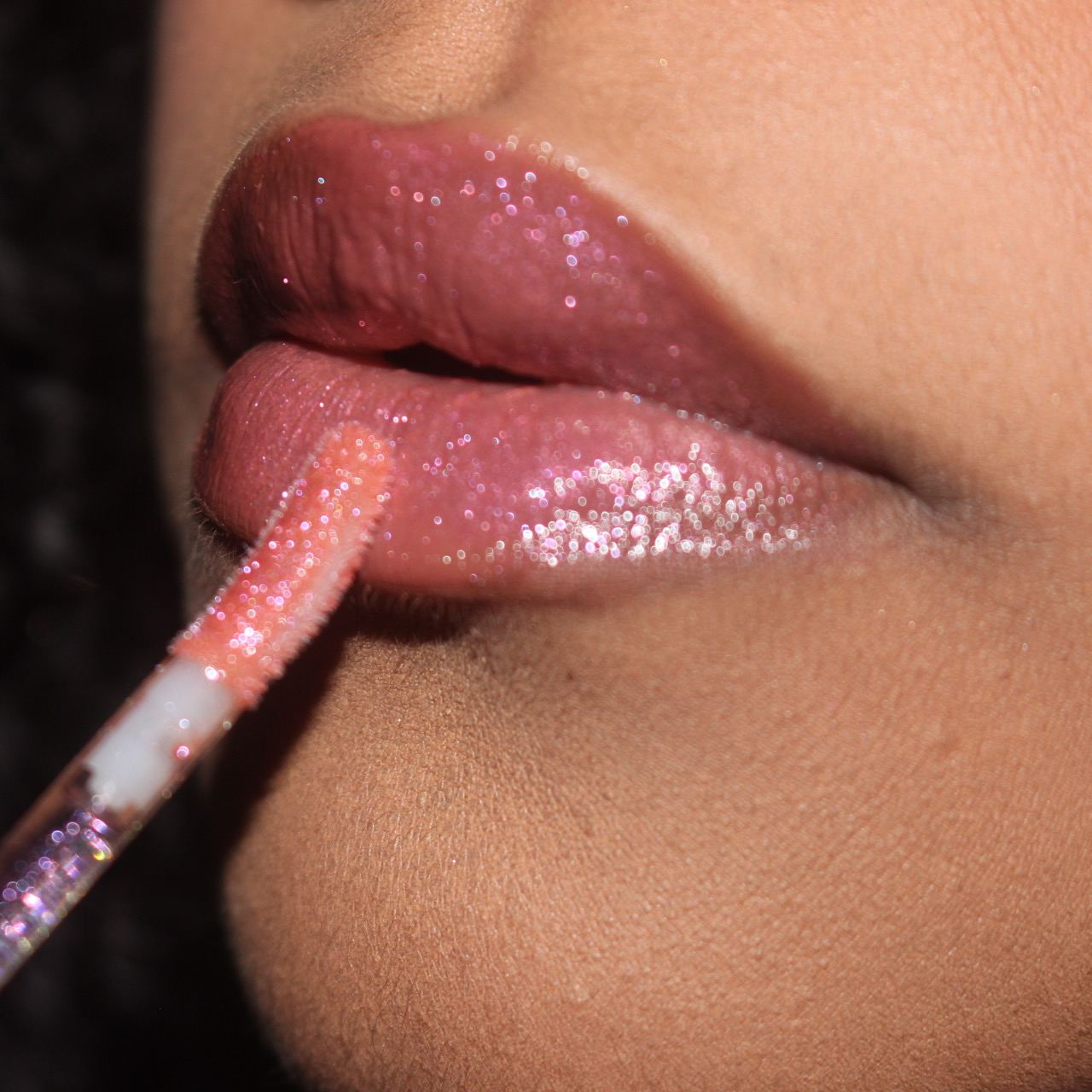 Pink Y2K Baddie Diamond Shimmer Gloss set 