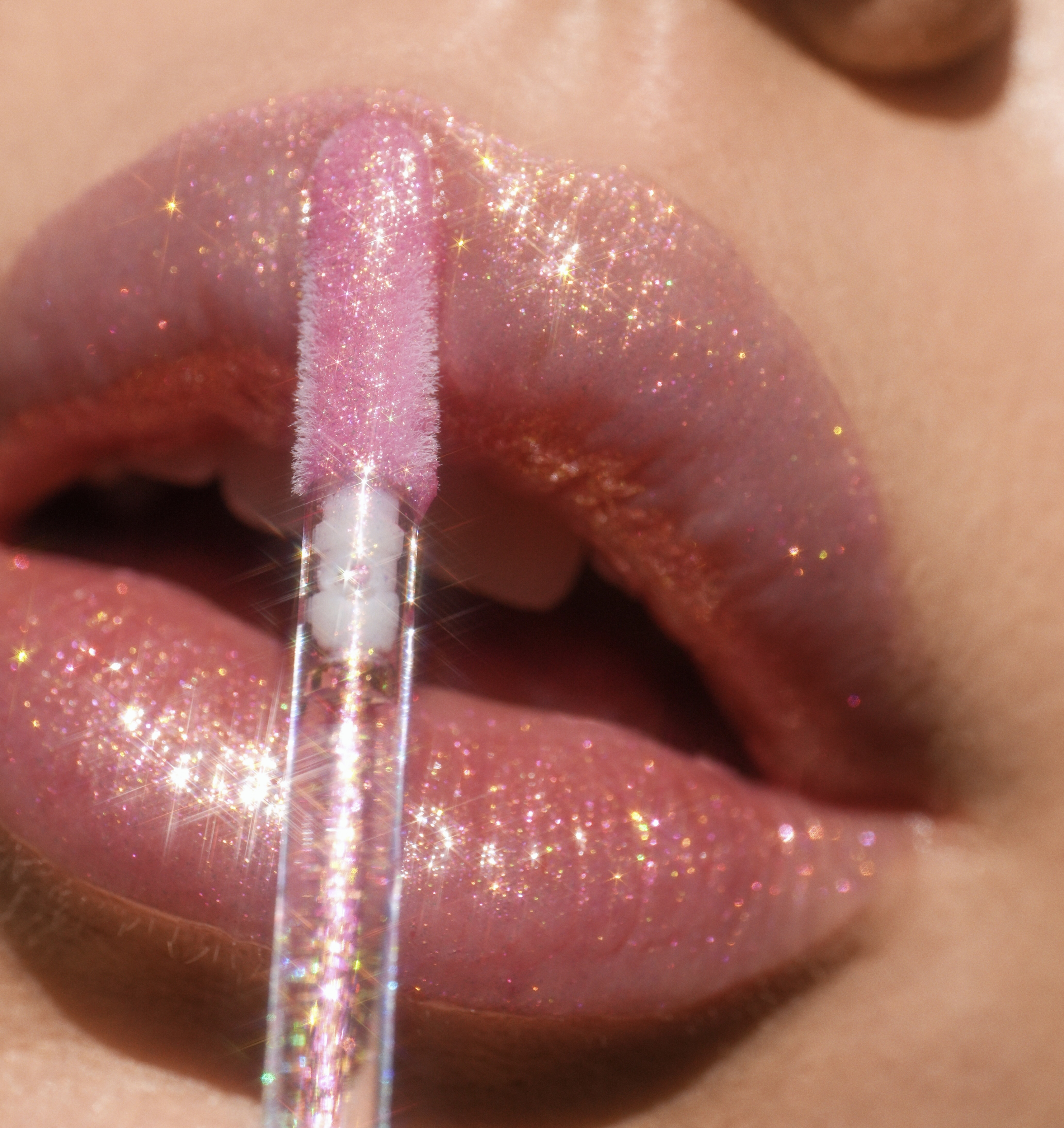 Pink Y2K Baddie Diamond Shimmer Gloss set 
