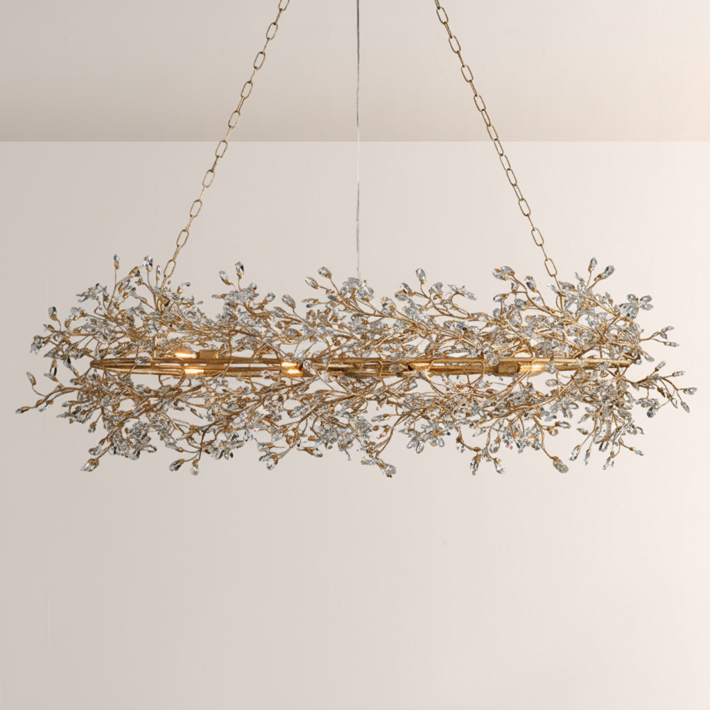 Fiore Oval Chandelier - thebelacan
