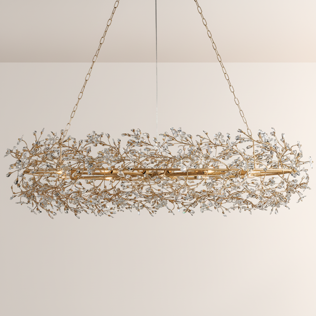 Fiore Oval Chandelier - thebelacan
