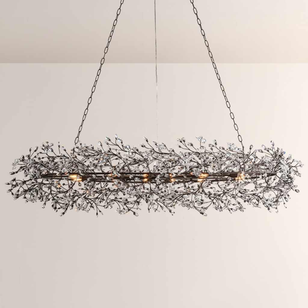 Fiore Oval Chandelier - thebelacan