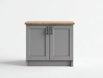 Credenza 100x40x80 cm Grigio scuro Design minimale-Craftgetyard