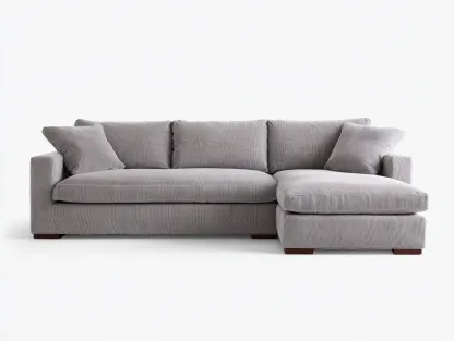 Divano angolare 228x158x82 cm Grigio Design moderno-Craftgetyard