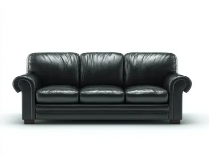 Divano 3 posti 220x92x86 cm Nero Design classico-Craftgetyard