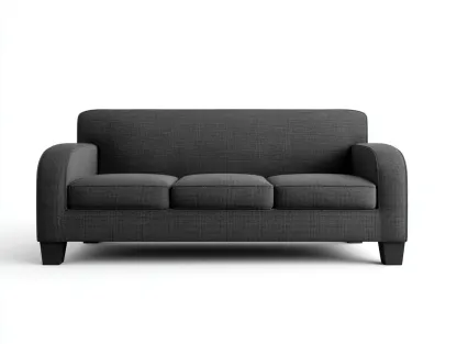 Divano 3 posti 210x88x82 cm Grigio Design essenziale-Craftgetyard