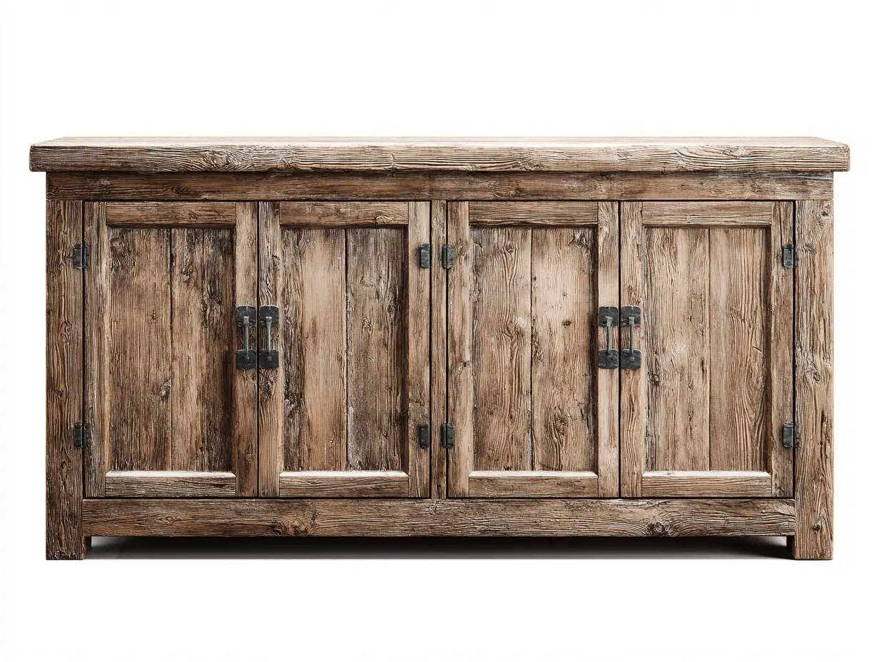 Credenza 160x45x85 cm Legno rustico Design industriale-Craftgetyard