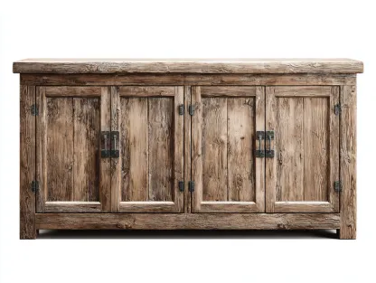 Credenza 160x45x85 cm Legno rustico Design industriale-Craftgetyard