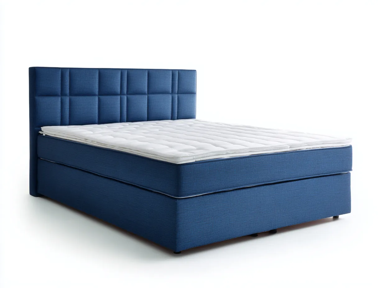 Letto matrimoniale 200x160x90 cm Blu Stile moderno-Craftmylab
