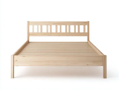 Letto matrimoniale 200x160x95 cm Naturale Stile classico-Craftmylab