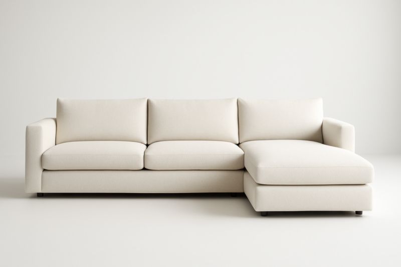 Divano ad Angolo in Tessuto con Chaise Longue 300x160x85 cm