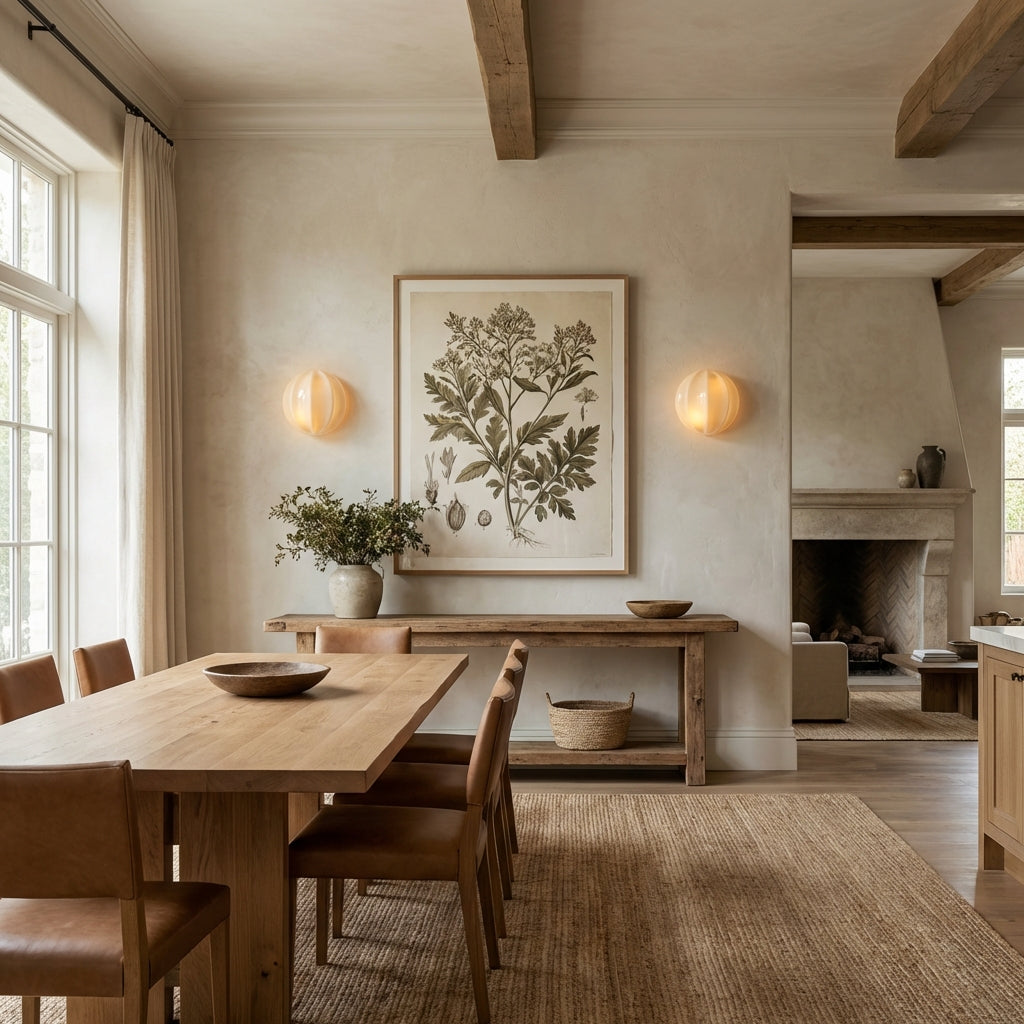 Aveline Clamshell Ribbed Opal Glass Wall Sconce