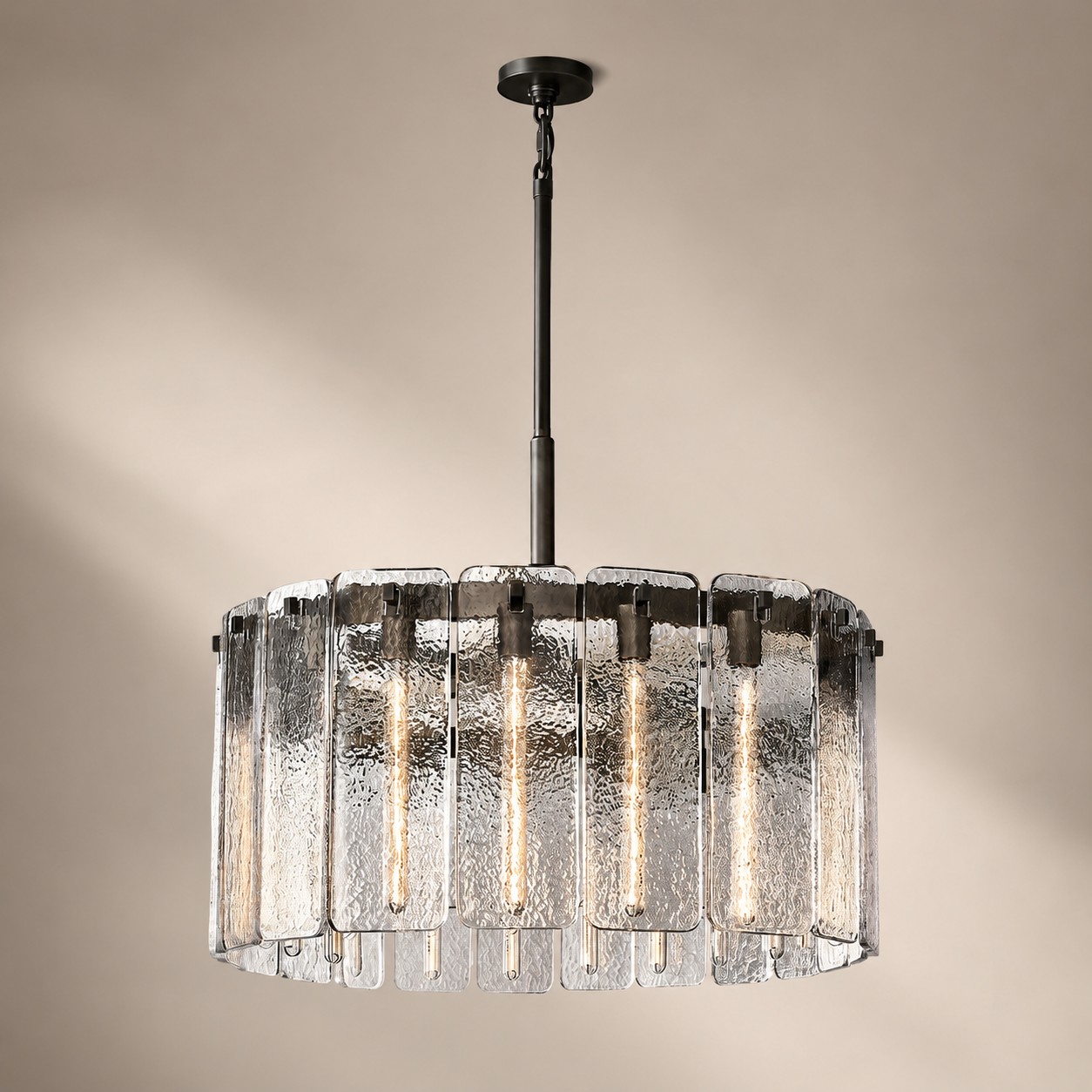 Camelot Glass Round Chandelier 36″