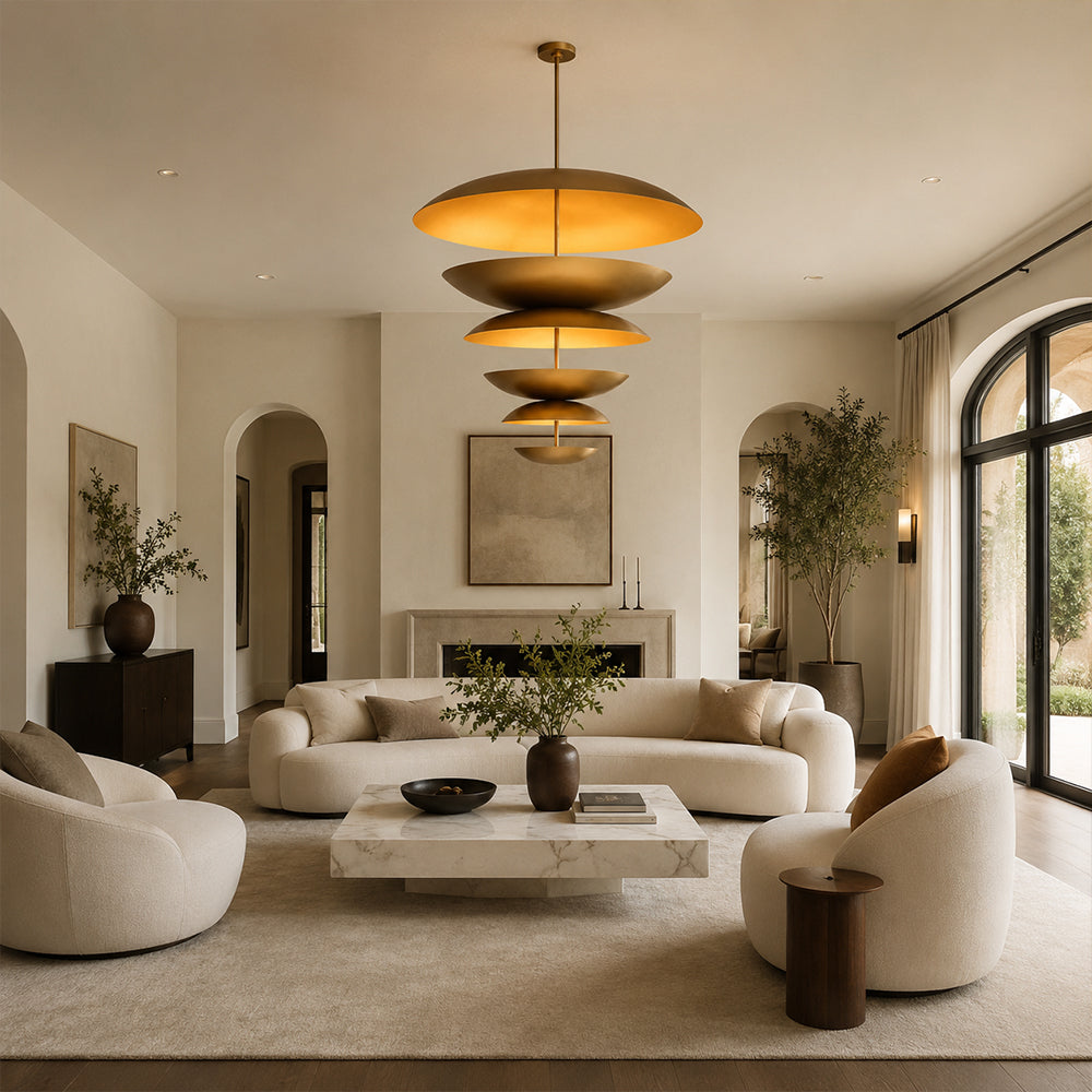 Inspired Cosmic Three-Tier Chandelier