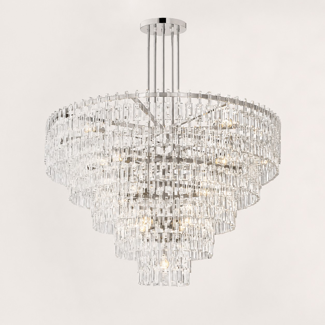 Iralier 5-Tier Round Chandelier 60"