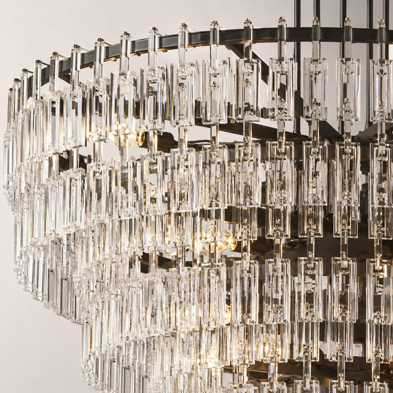 Iralier 5-Tier Round Chandelier 60"