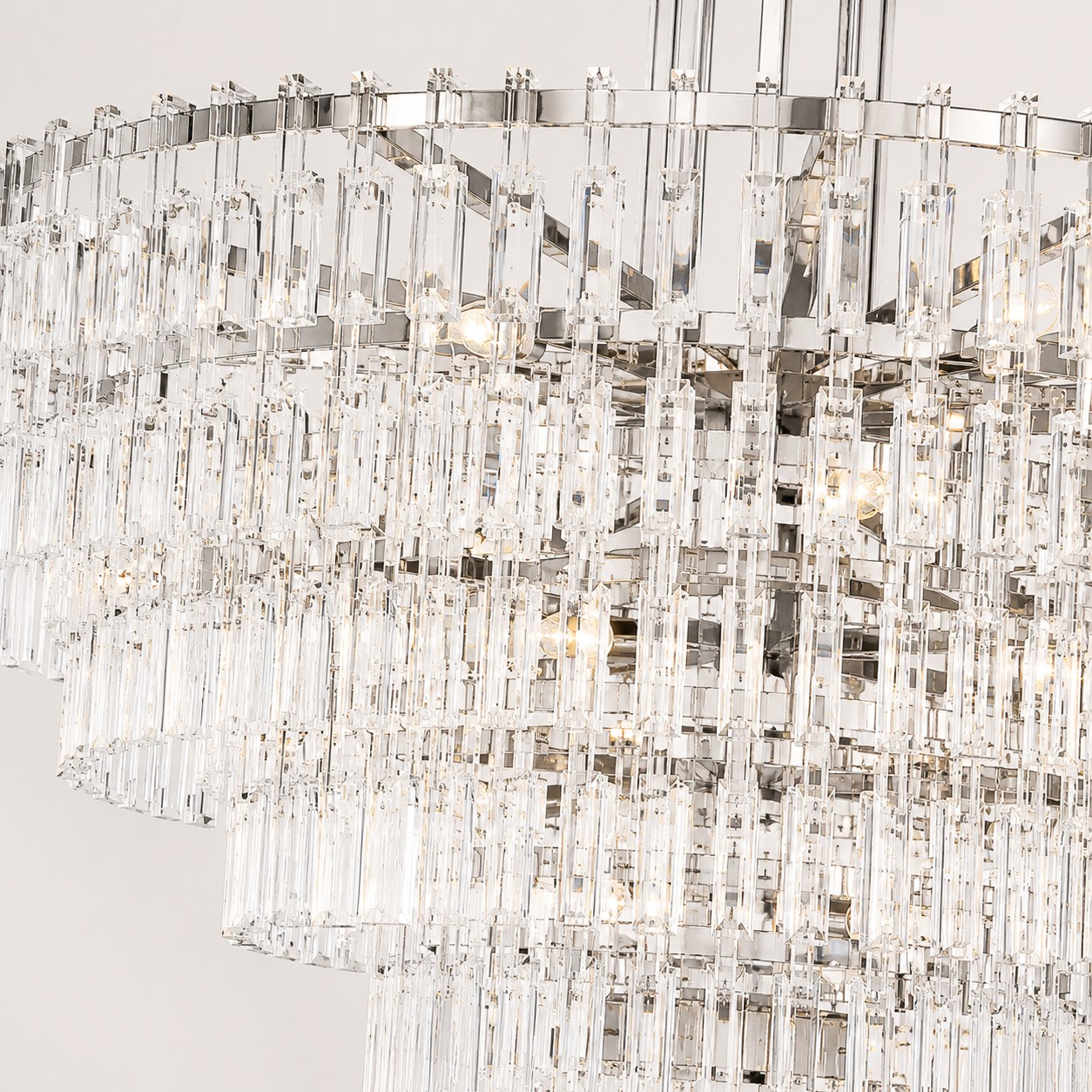 Iralier 5-Tier Round Chandelier 60"