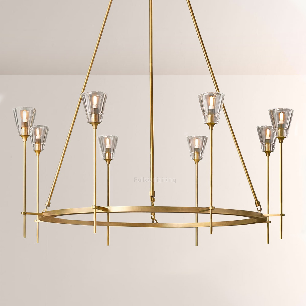 Torche Round Chandelier 46"