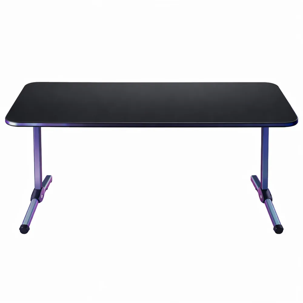 Table de Jeu Ergonomique 160x75 cm avec Tapis de Souris et Supports Pratiques