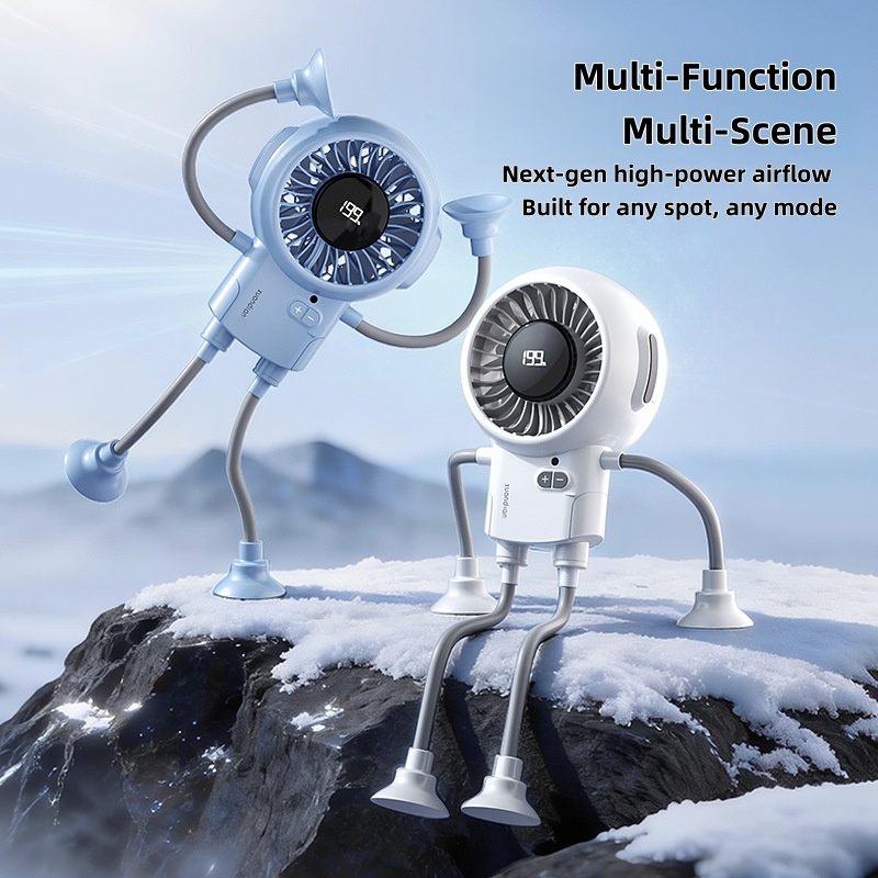 Ultra·MAX Omni-Directional Suction Fan – 199 Speeds, Active Cooling, 18H Run Time, Hands-Free Anywhere