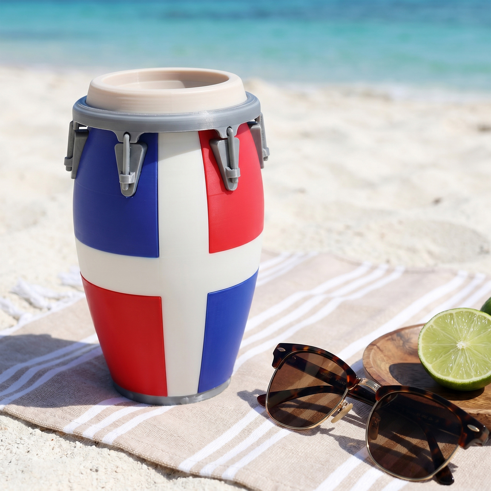 Caribbean Drum Can Holder