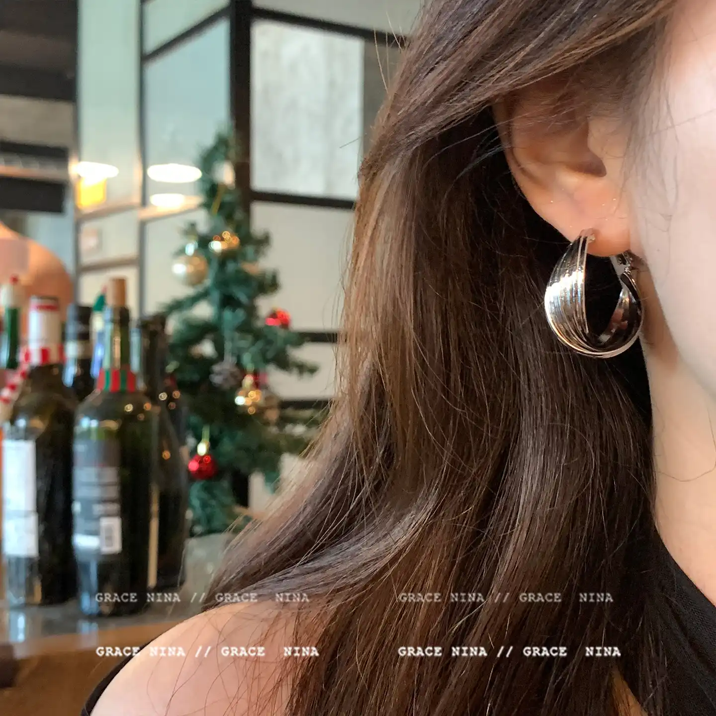 Sculpted Layer Hoop Earrings