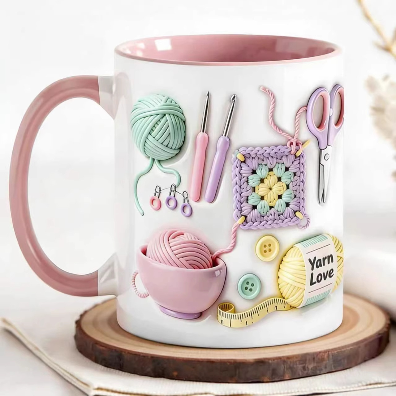 Yarn Love Mug - Gift For Crafters And Creative Souls 