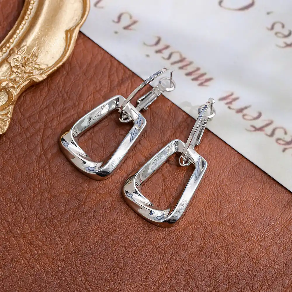 Avery Geometric Gold-Tone Dangle Earrings