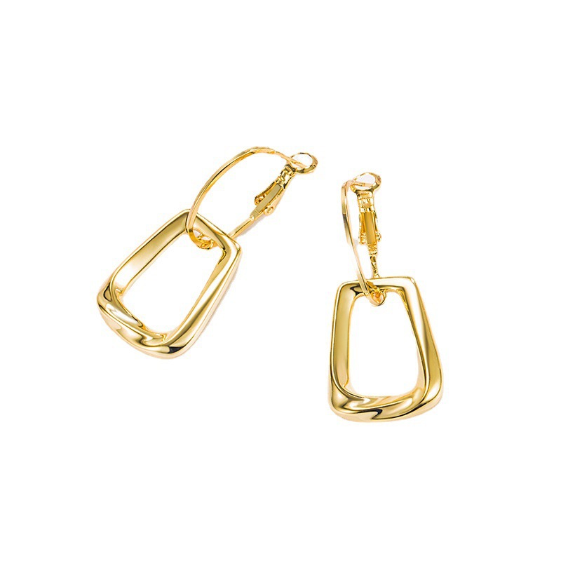 Avery Geometric Gold-Tone Dangle Earrings