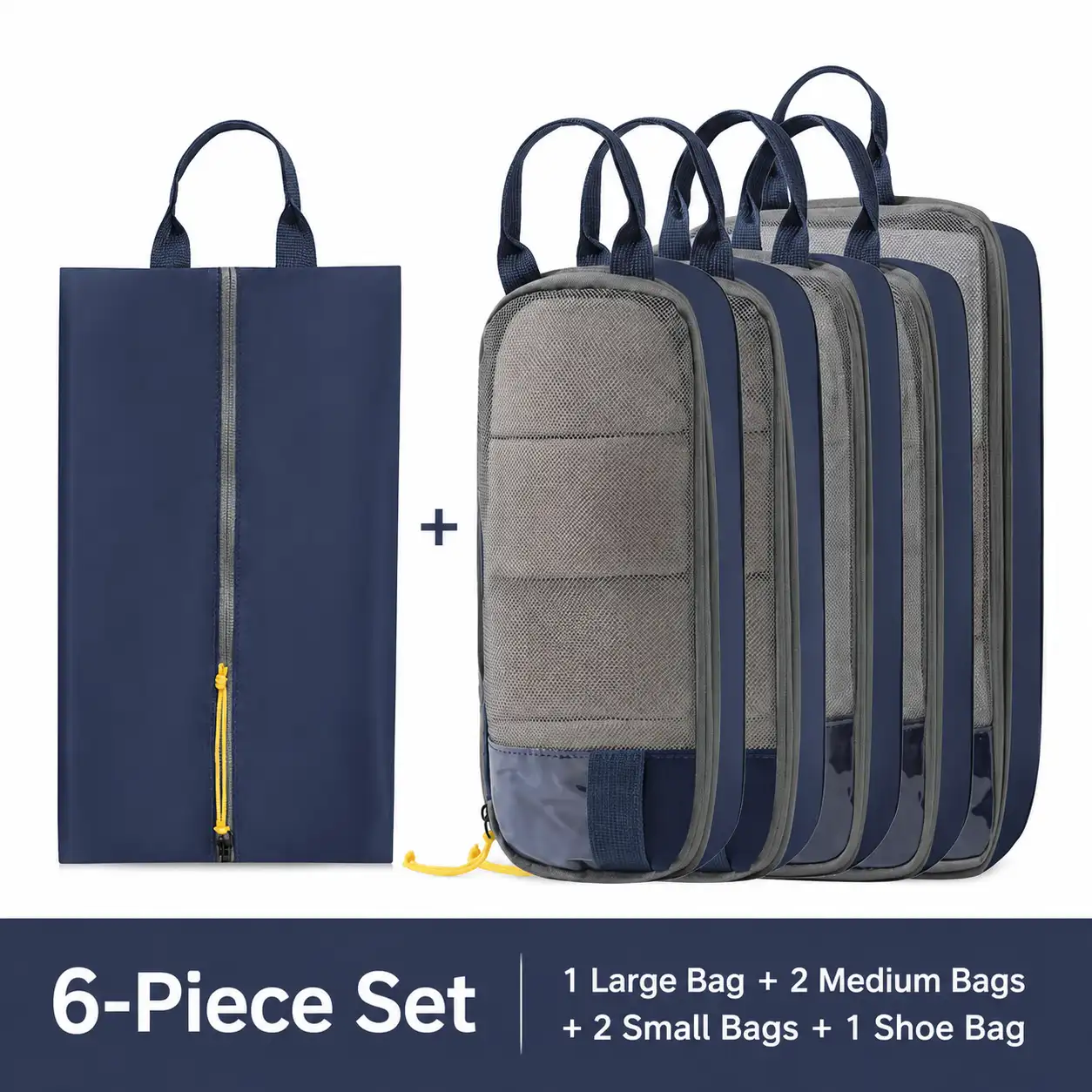 PackEase Compression Travel Organizer Set