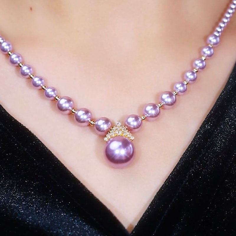 Regal Crown Pearl Necklace