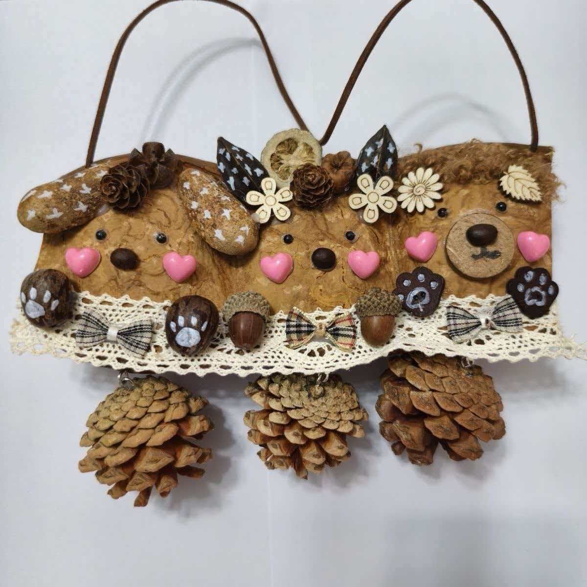 Handcrafted Bean Pod Dioramas