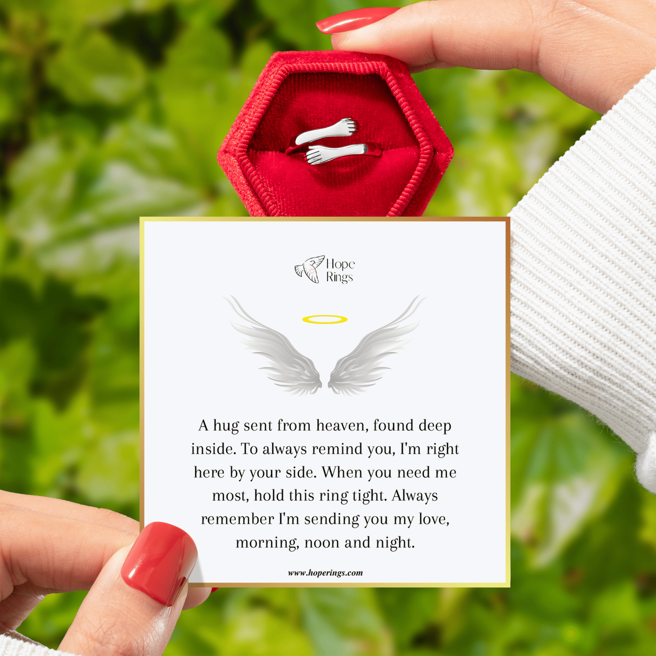 The Hugging Hands Ring — A Symbol Of Love & Connection