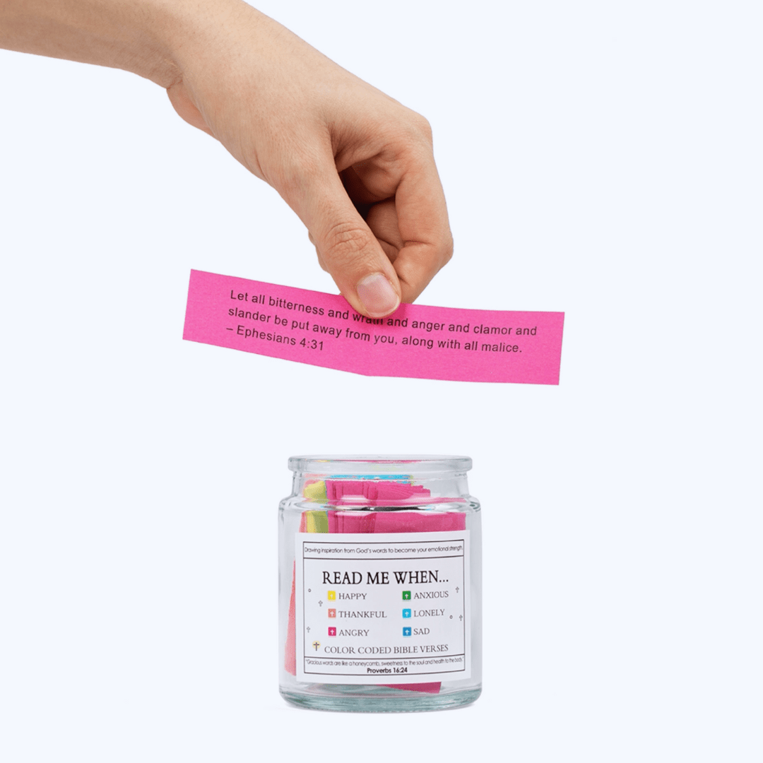 90 Days Of Faith Bible Verse Jar | Daily Scripture & Encouragement Gift