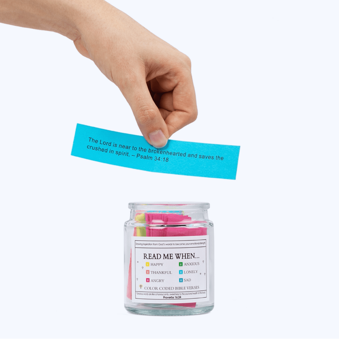 90 Days Of Faith Bible Verse Jar | Daily Scripture & Encouragement Gift