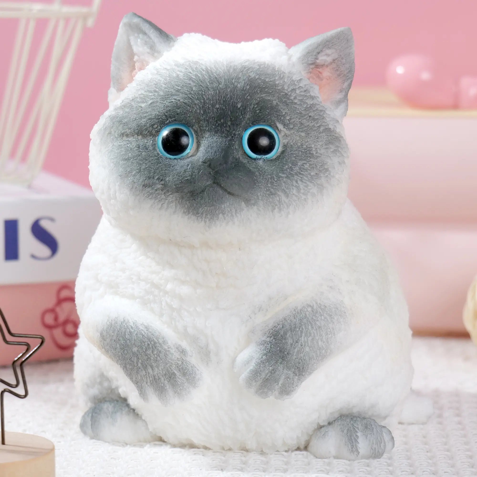 🔥50%OFF🔥🎨🐾Soft and Cuddly Cat – Stress-Relief Squeezable Toy