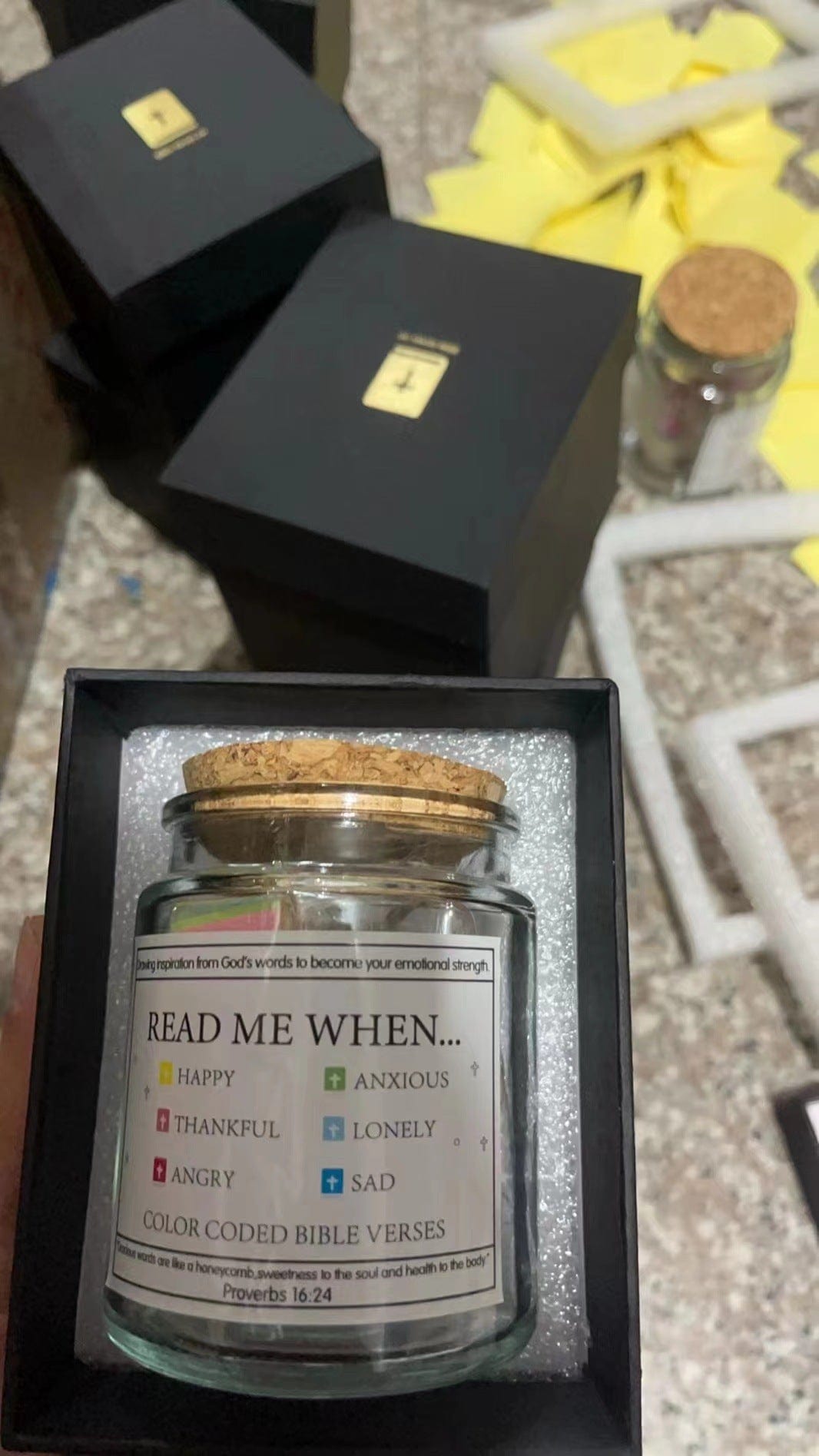 90 Days Of Faith Bible Verse Jar | Daily Scripture & Encouragement Gift