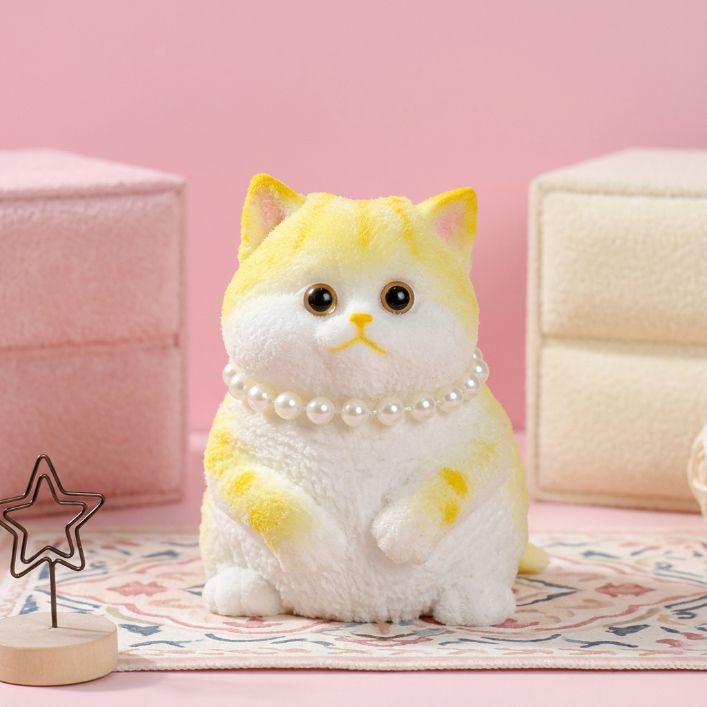 🔥50%OFF🔥🎨🐾Soft and Cuddly Cat – Stress-Relief Squeezable Toy