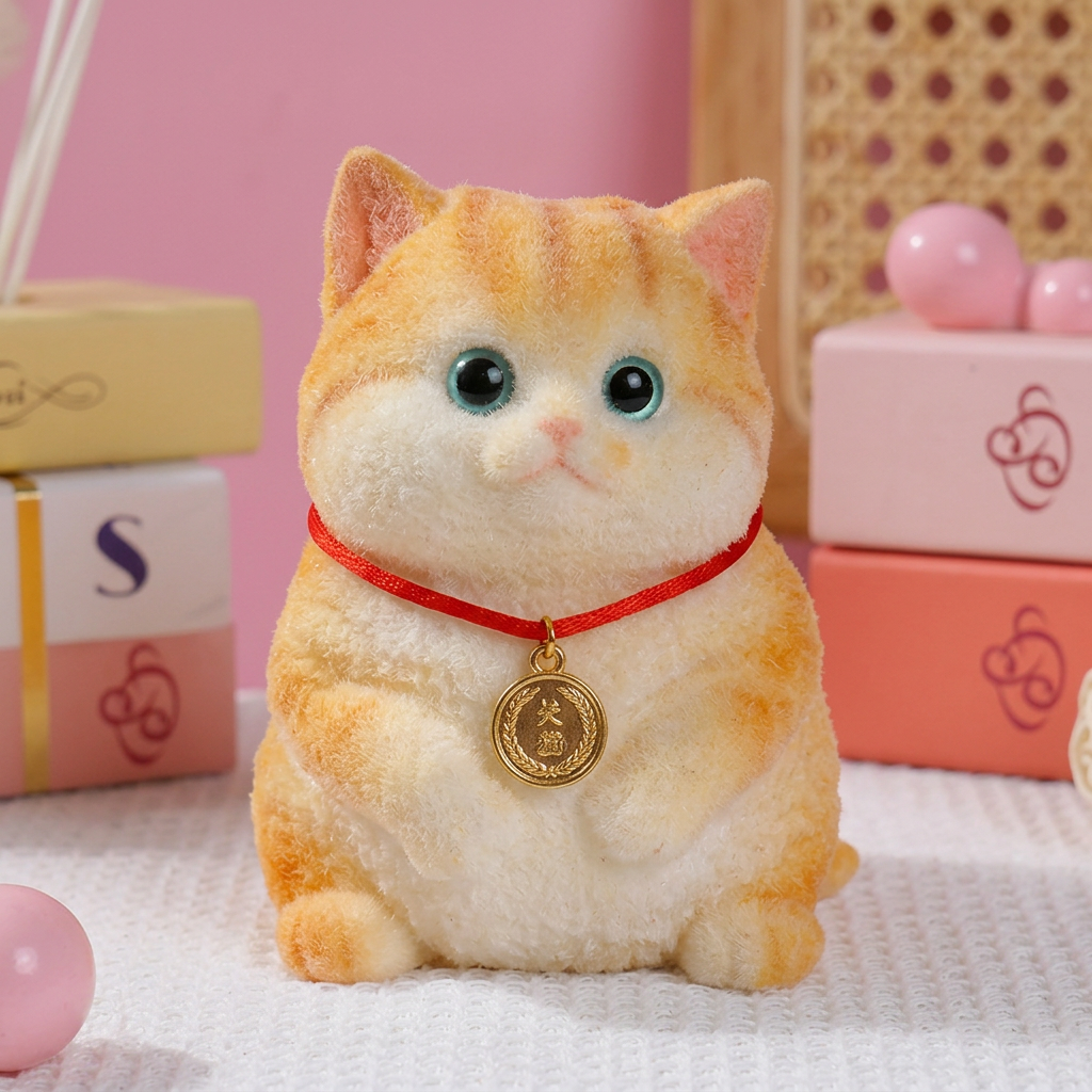 🔥50%OFF🔥🎨🐾Soft and Cuddly Cat – Stress-Relief Squeezable Toy