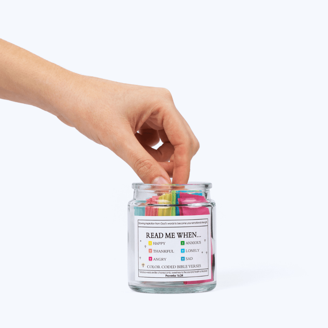 90 Days Of Faith Bible Verse Jar | Daily Scripture & Encouragement Gift