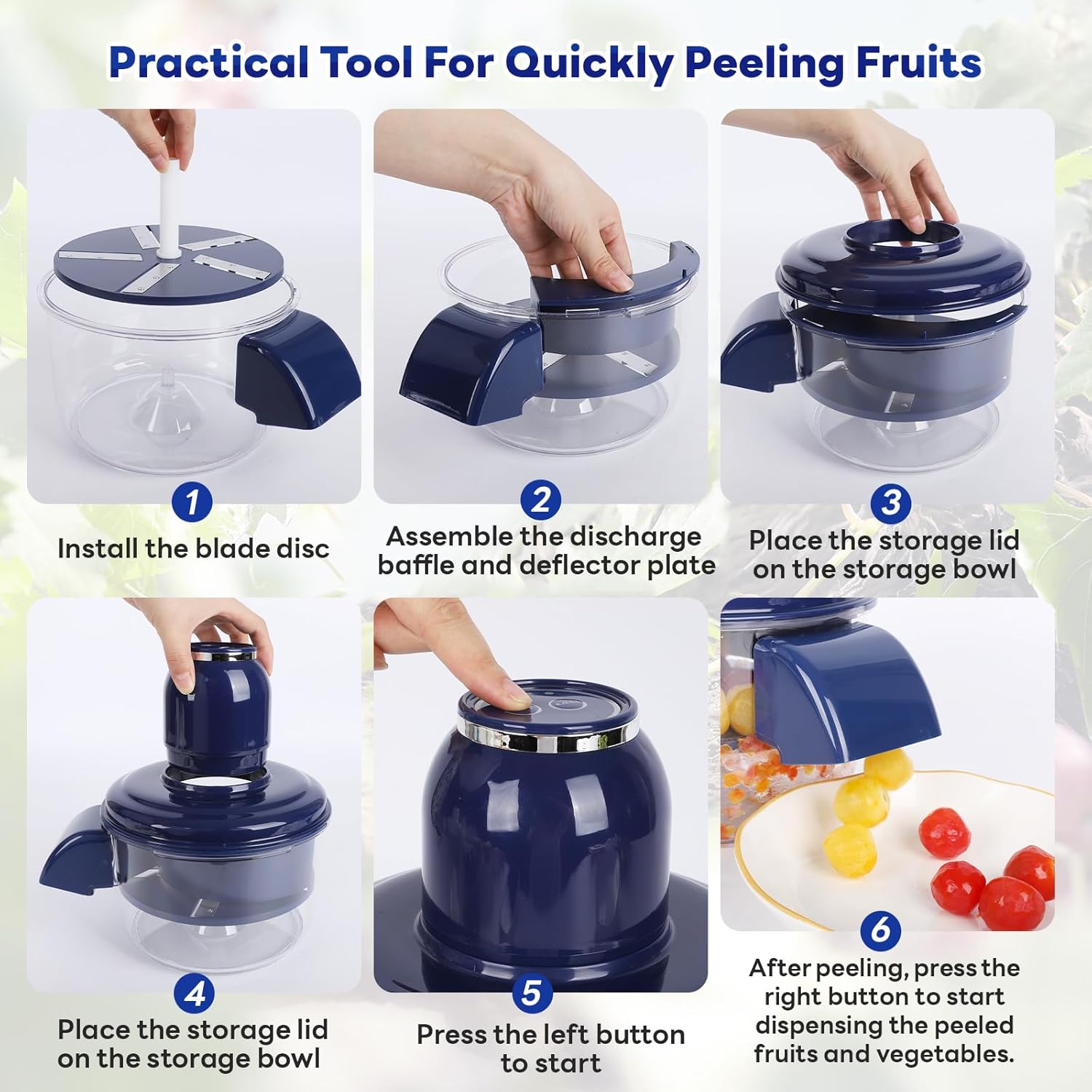 Electric Fruit Peeler Machine