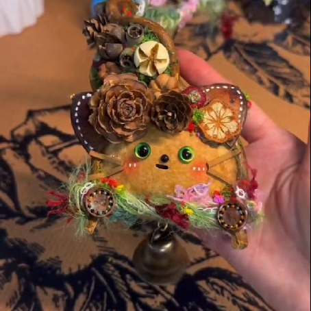 Handmade Entada Single Bean Pod Ornament