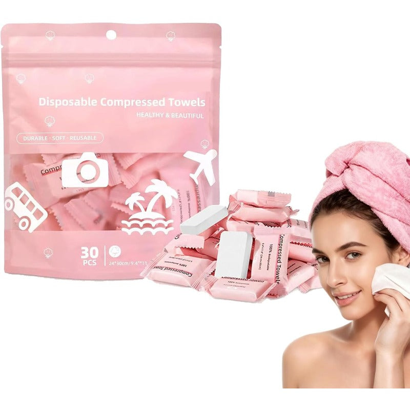 Compressed Cotton Towels