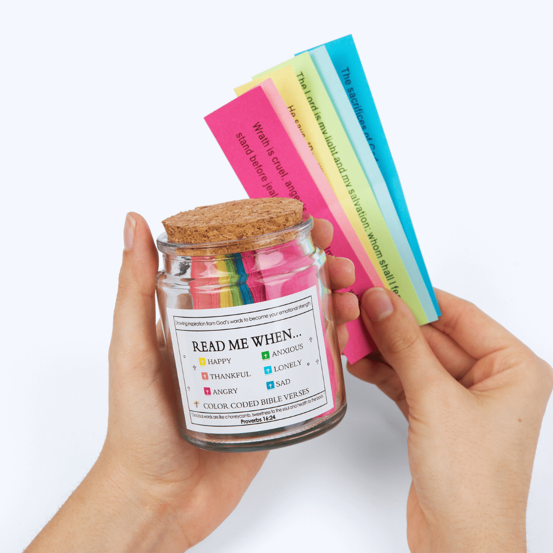 90 Days Of Faith Bible Verse Jar | Daily Scripture & Encouragement Gift