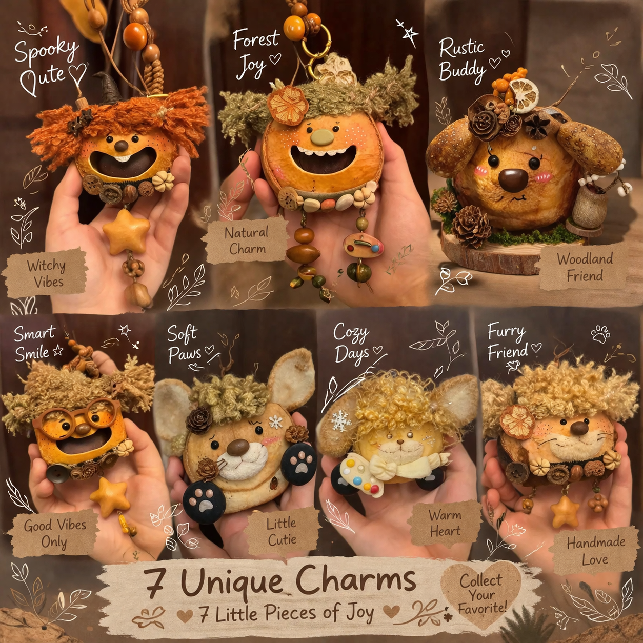 Handmade Entada Single Bean Pod Ornament