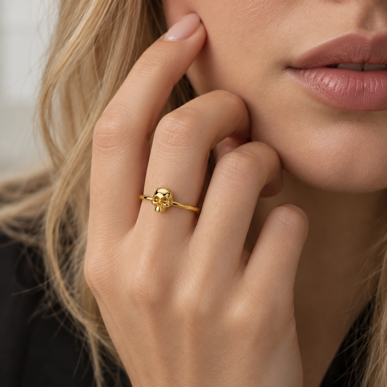 Morgana Skull Motif Ring