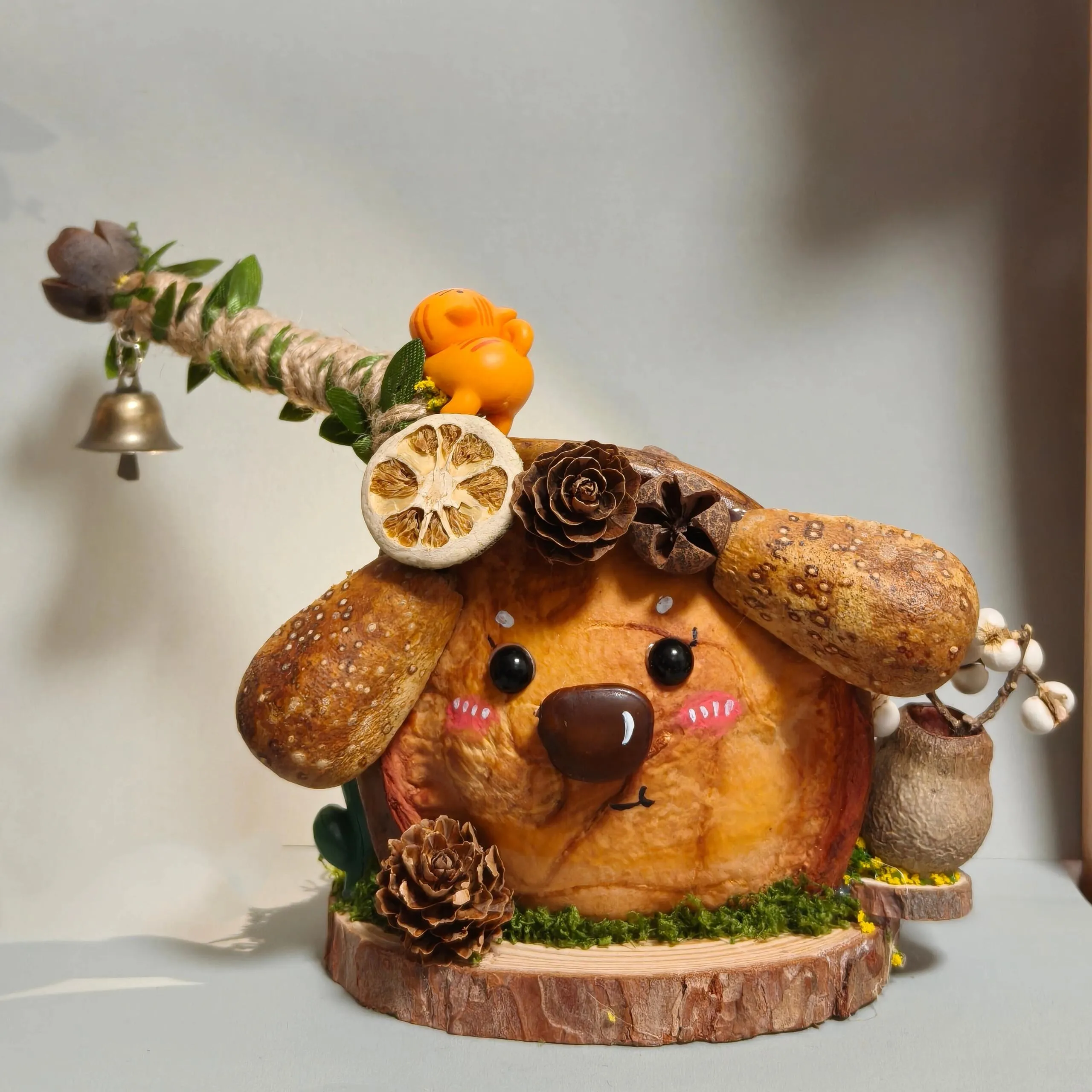 Handmade Entada Single Bean Pod Ornament