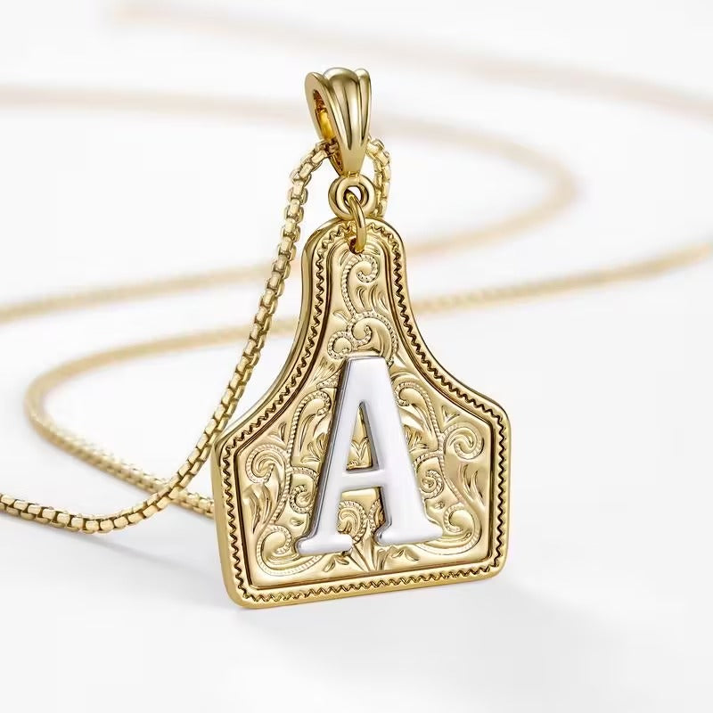 Western Initial Necklace — A Gift With Country Charm 🤠